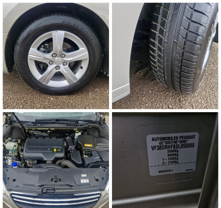 Peugeot 508 cena 42900 przebieg: 182000, rok produkcji 2014 z Kwidzyn małe 781